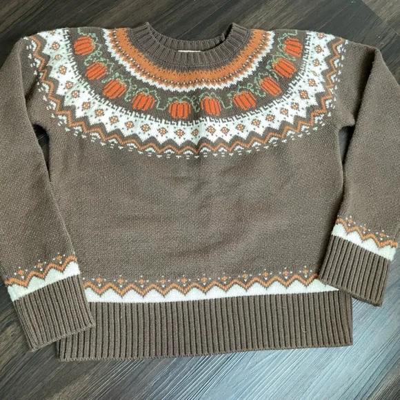 Kiel James Patrick Fall Pumpkin Halloween Sweater XS TikTok - Picture 3 of 4